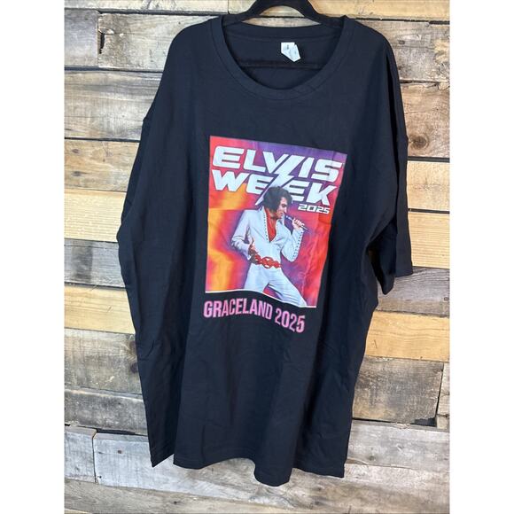 Elvis Week 2025 Graphic T-Shirt Tee XXL 2XL - Picture 1 of 4